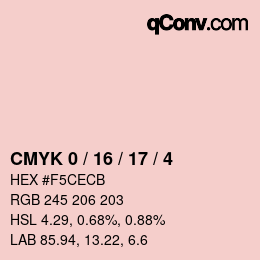 Color code: CMYK 0 / 16 / 17 / 4 | qconv.com