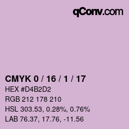 Color code: CMYK 0 / 16 / 1 / 17 | qconv.com