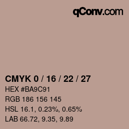 Color code: CMYK 0 / 16 / 22 / 27 | qconv.com