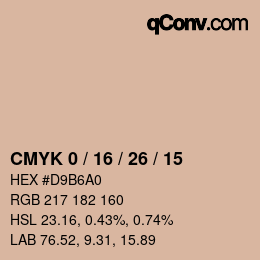 Color code: CMYK 0 / 16 / 26 / 15 | qconv.com