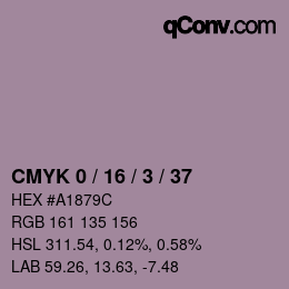 颜色代码: CMYK 0 / 16 / 3 / 37 | qconv.com