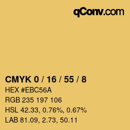 Color code: CMYK 0 / 16 / 55 / 8 | qconv.com