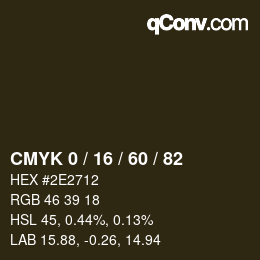 Color code: CMYK 0 / 16 / 60 / 82 | qconv.com