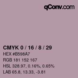 Color code: CMYK 0 / 16 / 8 / 29 | qconv.com