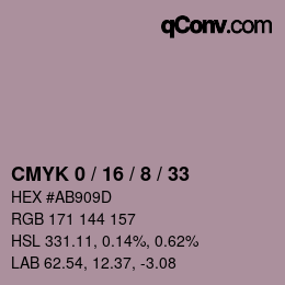 Color code: CMYK 0 / 16 / 8 / 33 | qconv.com