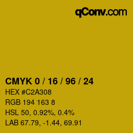 Color code: CMYK 0 / 16 / 96 / 24 | qconv.com