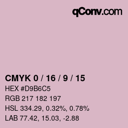 Color code: CMYK 0 / 16 / 9 / 15 | qconv.com