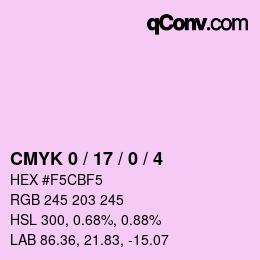 Color code: CMYK 0 / 17 / 0 / 4 | qconv.com