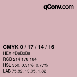 Color code: CMYK 0 / 17 / 14 / 16 | qconv.com