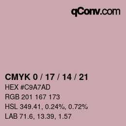 Color code: CMYK 0 / 17 / 14 / 21 | qconv.com