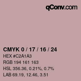 Color code: CMYK 0 / 17 / 16 / 24 | qconv.com
