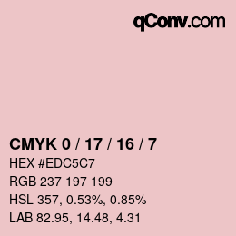 Color code: CMYK 0 / 17 / 16 / 7 | qconv.com