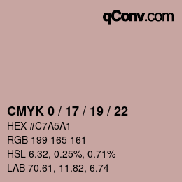 Código de color: CMYK 0 / 17 / 19 / 22 | qconv.com