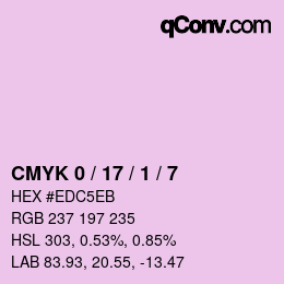 Color code: CMYK 0 / 17 / 1 / 7 | qconv.com
