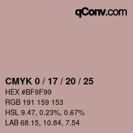 Color code: CMYK 0 / 17 / 20 / 25 | qconv.com