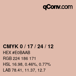 Color code: CMYK 0 / 17 / 24 / 12 | qconv.com