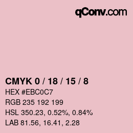 Color code: CMYK 0 / 18 / 15 / 8 | qconv.com