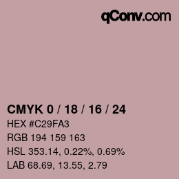 Color code: CMYK 0 / 18 / 16 / 24 | qconv.com