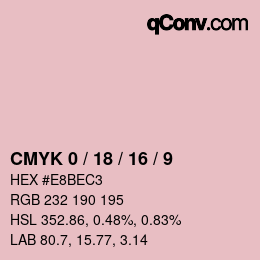 Color code: CMYK 0 / 18 / 16 / 9 | qconv.com