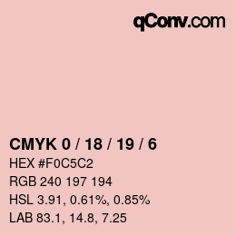Código de color: CMYK 0 / 18 / 19 / 6 | qconv.com