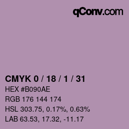 Código de color: CMYK 0 / 18 / 1 / 31 | qconv.com