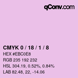 Color code: CMYK 0 / 18 / 1 / 8 | qconv.com