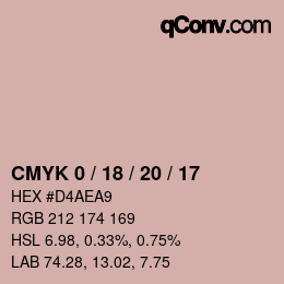 Color code: CMYK 0 / 18 / 20 / 17 | qconv.com