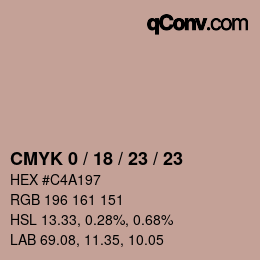 Color code: CMYK 0 / 18 / 23 / 23 | qconv.com