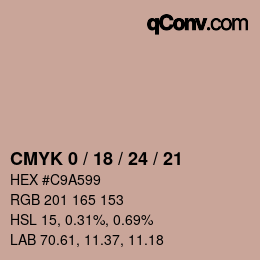 Color code: CMYK 0 / 18 / 24 / 21 | qconv.com