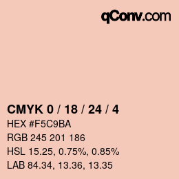 Color code: CMYK 0 / 18 / 24 / 4 | qconv.com