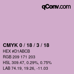 Color code: CMYK 0 / 18 / 3 / 18 | qconv.com