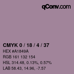 Código de color: CMYK 0 / 18 / 4 / 37 | qconv.com