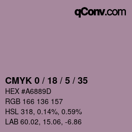 Código de color: CMYK 0 / 18 / 5 / 35 | qconv.com