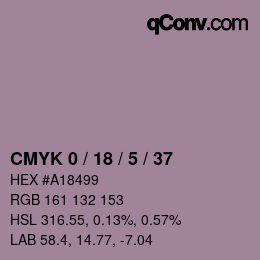 Código de color: CMYK 0 / 18 / 5 / 37 | qconv.com