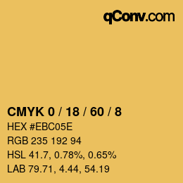 Color code: CMYK 0 / 18 / 60 / 8 | qconv.com