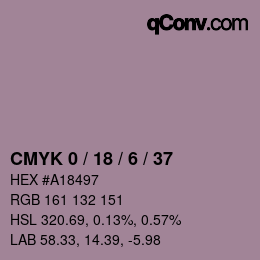 Código de color: CMYK 0 / 18 / 6 / 37 | qconv.com