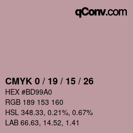 Color code: CMYK 0 / 19 / 15 / 26 | qconv.com