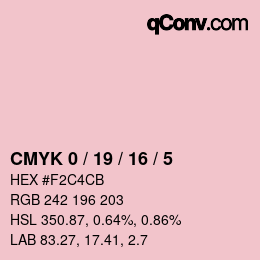 Color code: CMYK 0 / 19 / 16 / 5 | qconv.com