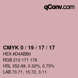 Color code: CMYK 0 / 19 / 17 / 17 | qconv.com