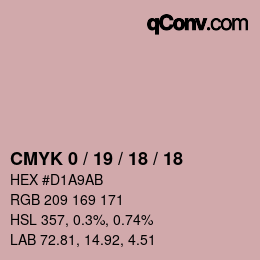 Color code: CMYK 0 / 19 / 18 / 18 | qconv.com