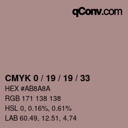 Color code: CMYK 0 / 19 / 19 / 33 | qconv.com