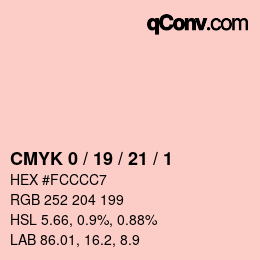 Color code: CMYK 0 / 19 / 21 / 1 | qconv.com