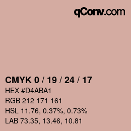 Color code: CMYK 0 / 19 / 24 / 17 | qconv.com
