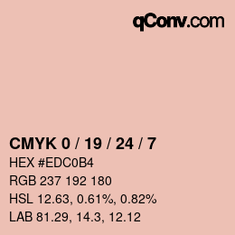 Color code: CMYK 0 / 19 / 24 / 7 | qconv.com