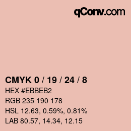 Color code: CMYK 0 / 19 / 24 / 8 | qconv.com