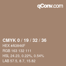 Color code: CMYK 0 / 19 / 32 / 36 | qconv.com