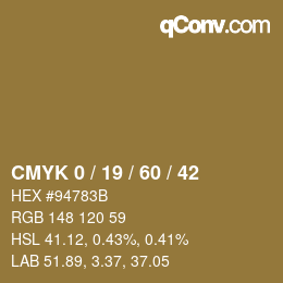 Color code: CMYK 0 / 19 / 60 / 42 | qconv.com