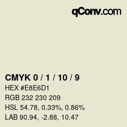 Color code: CMYK 0 / 1 / 10 / 9 | qconv.com