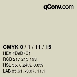 Color code: CMYK 0 / 1 / 11 / 15 | qconv.com