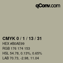 Color code: CMYK 0 / 1 / 13 / 31 | qconv.com